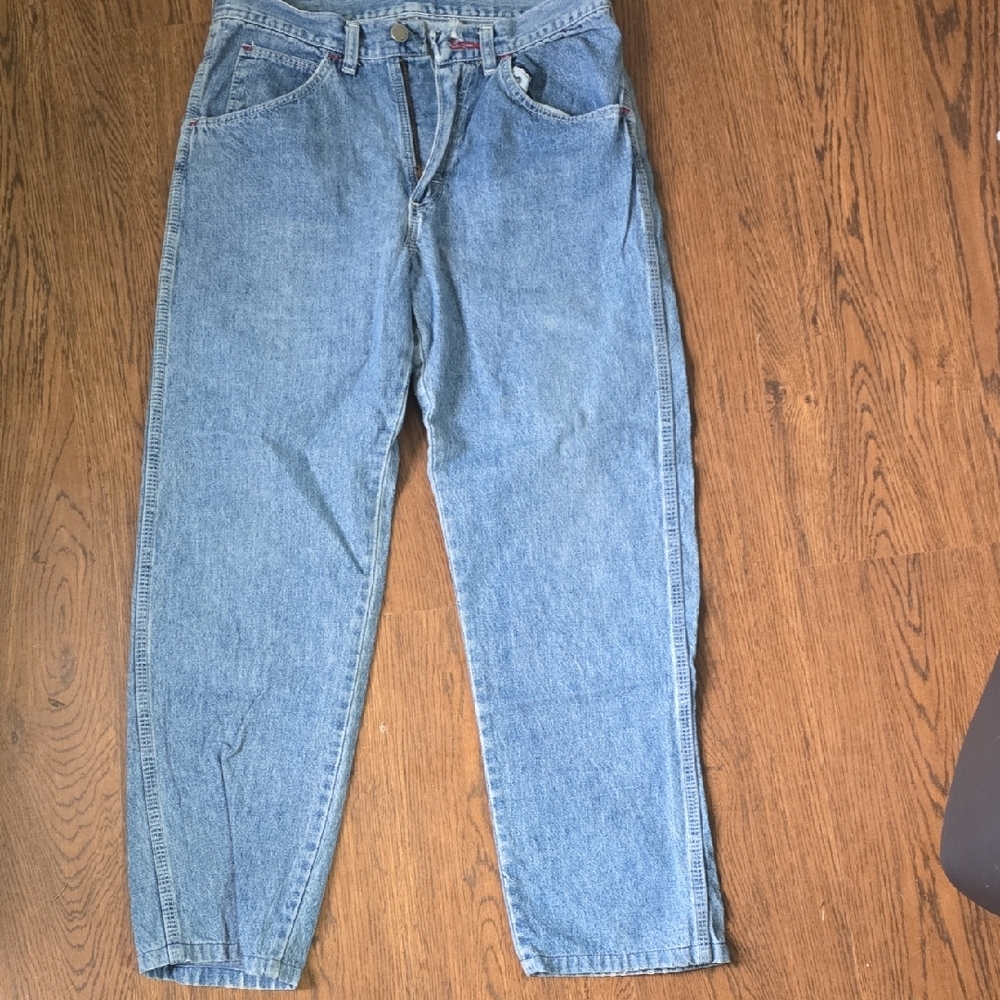 Wrangler Light Blue Womens Jeans with Patch Detail - Picture 3 of 5